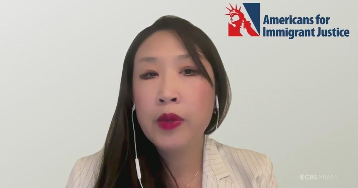 Sui Chung, of Americans for Immigrant Justice, talks about immigration enforcement in Florida Sui Chung, of Americans for Immigrant Justice, talks about immigration enforcement in Florida