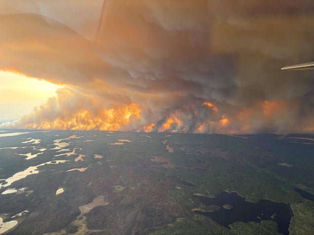 Wildfire emergency in western Canada 