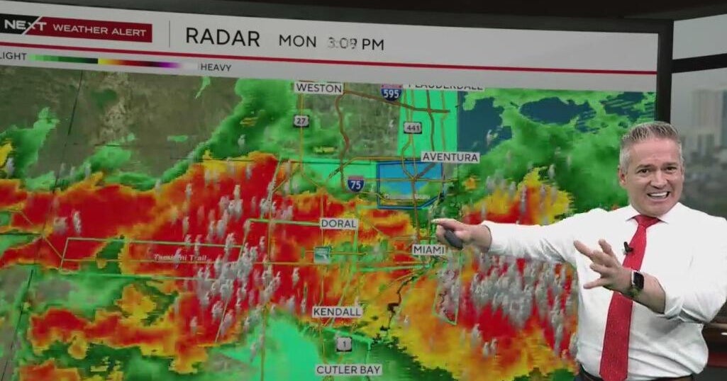 South Florida weather for Monday 5/30/25 at 4 p.m . - CBS Miami
