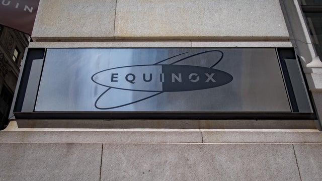 Sign at the entrance to an Equinox Gym in Manhattan 