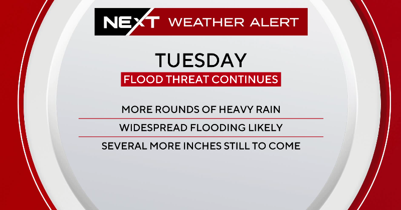 Flood watch issued as more drenching rain threatens South Florida