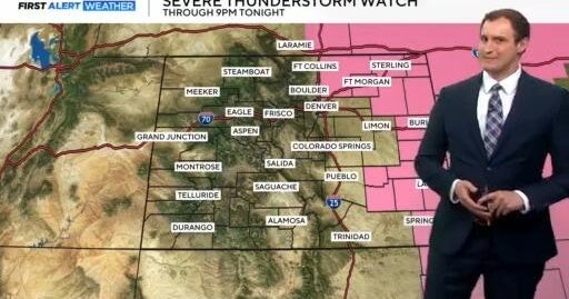 Severe storms on the Eastern Plains of Colorado with drenching rain ...