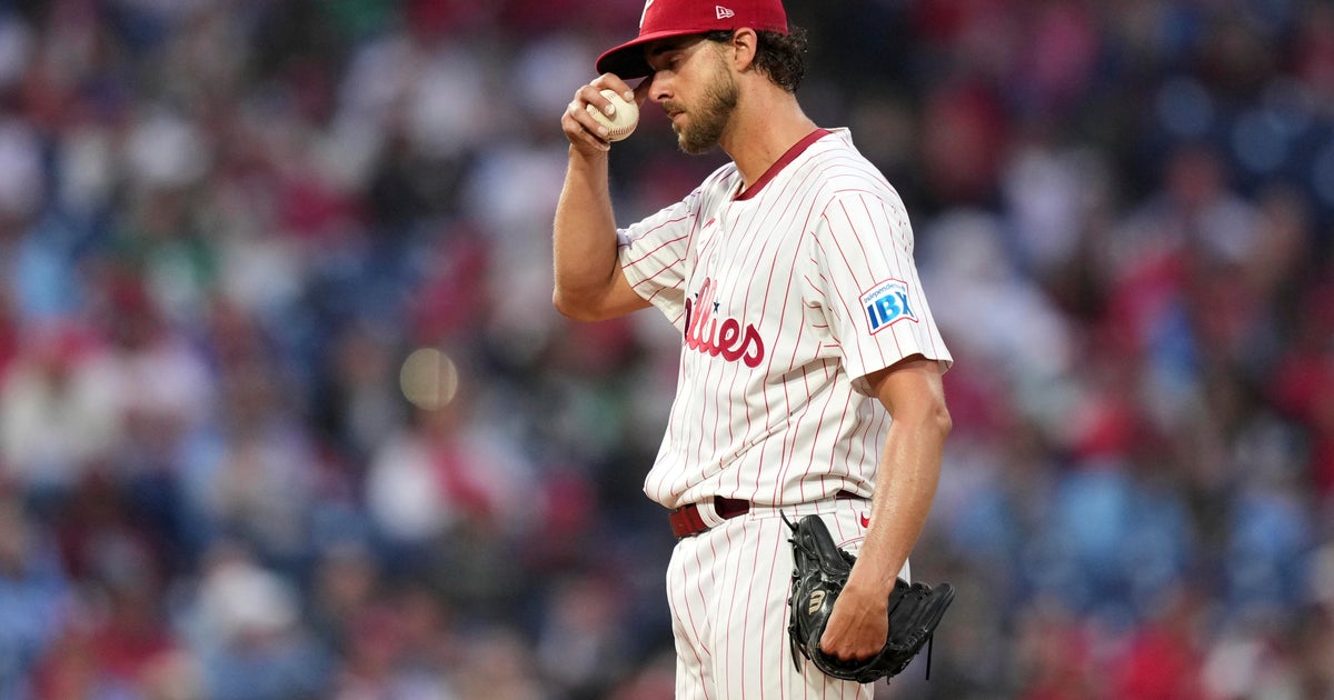 RHP Aaron Nola to skip planned throwing session because of soreness in right side 