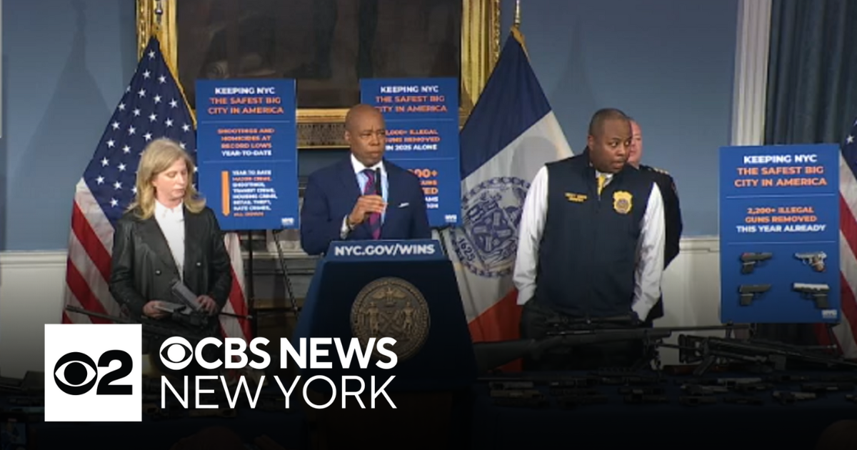 Gun violence rates drop in NYC - CBS New York