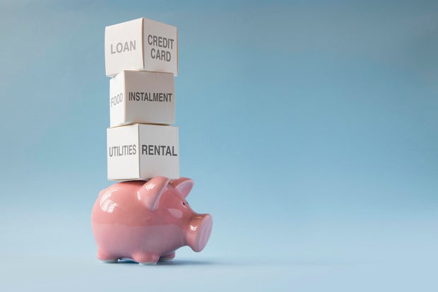 Financial planning concept still life. 