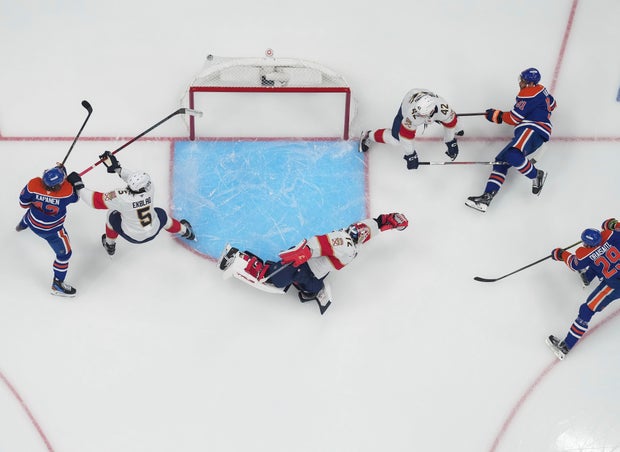 Stanley Cup Panthers Oilers Hockey 