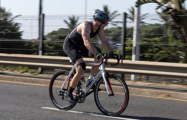 Oscar Pistorius spotted competing in triathlon 12 years after murdering girlfriend, in Durban 