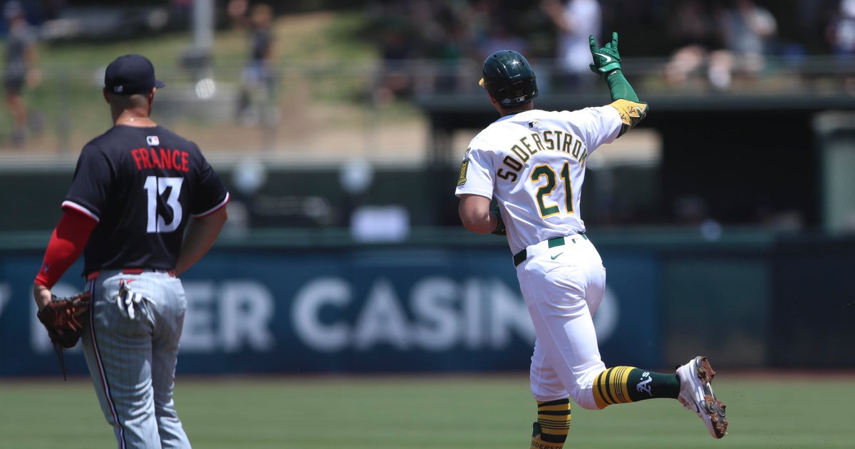Soderstrom's multi-homer day helps Athletics beat Twins 14-3 