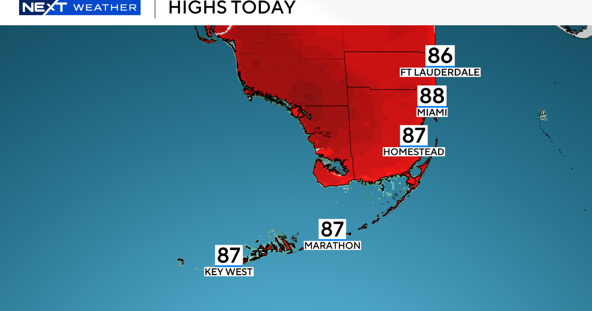 South Florida gets break from wet weather, heat and humidity return