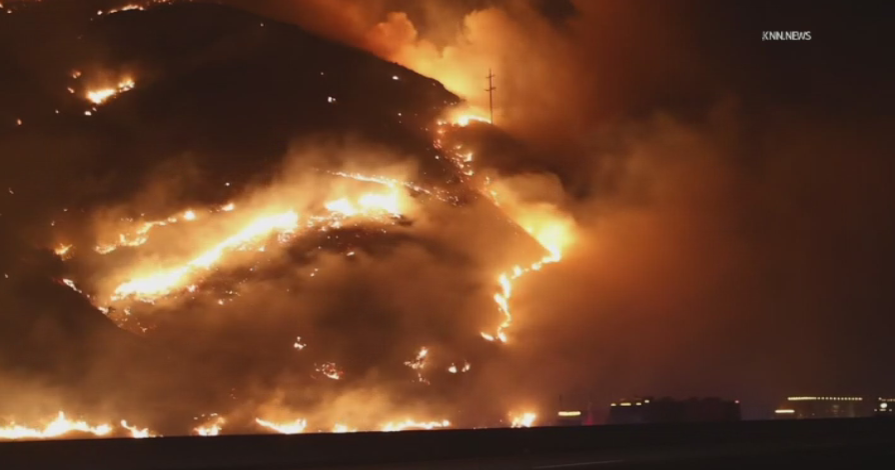 Fort Fire burns over 130 acres in Kern County near Lebec 