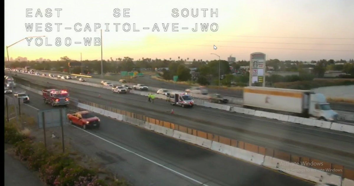 Traffic slow on Highway 50/I-80 through West Sacramento after Yolo Causeway crash 