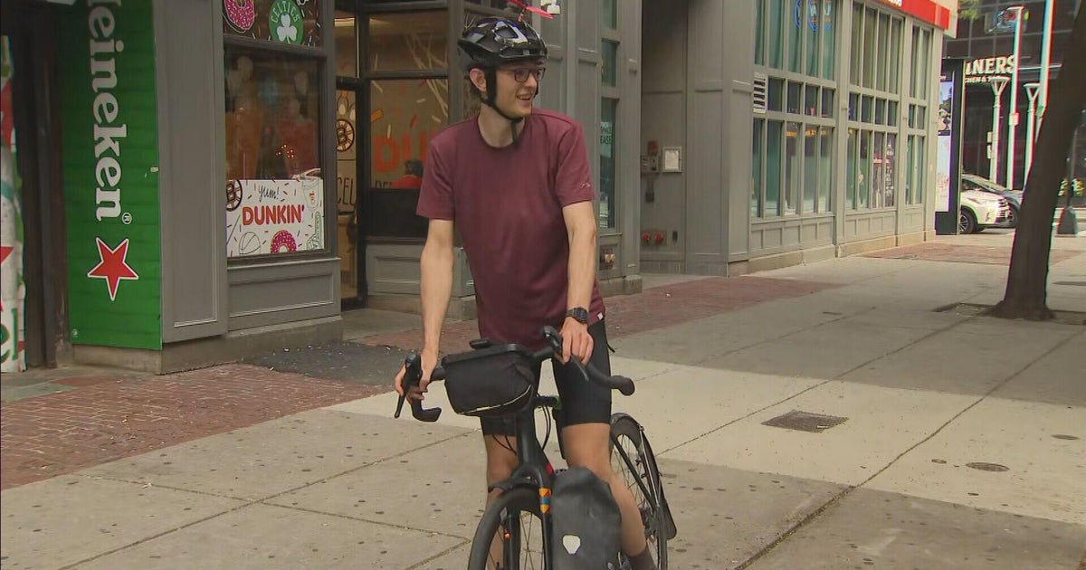 Man biking to all Boston Dunkin' locations to raise money for MS research 
