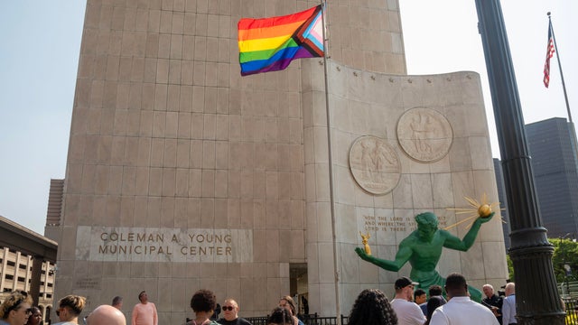 Pride Month Flag Raising in Detroit 