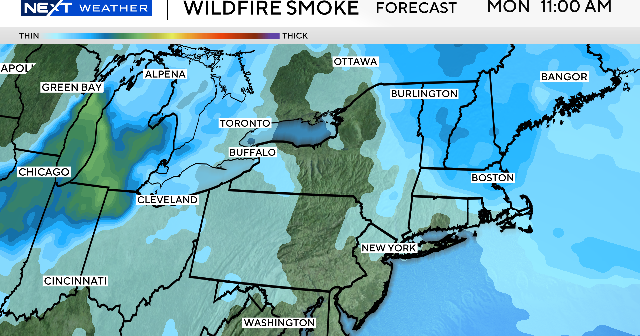When will air quality improve in Boston? 