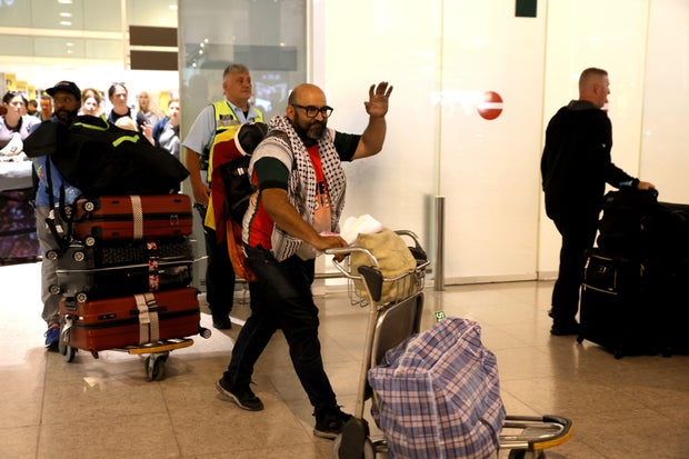 Activist Sergio Toribio Arrives In Barcelona From The Freedom Flotilla Ship Boarded By The Israeli Army.