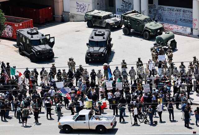 Protests Erupt In L.A. County Sparked By Federal Immigration Raids 