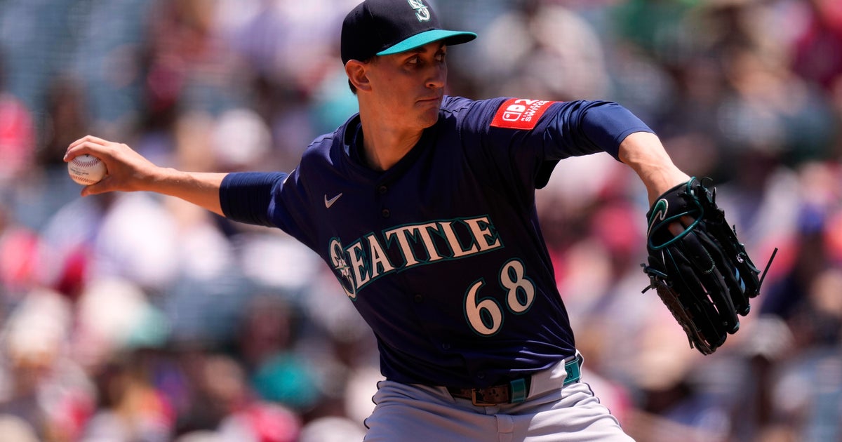 George Kirby strikes out career-high 14, Mariners beat Angels 3-2 to snap their 5-game skid 
