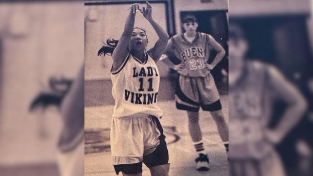 Natalie Nakase playing for Marina High School 