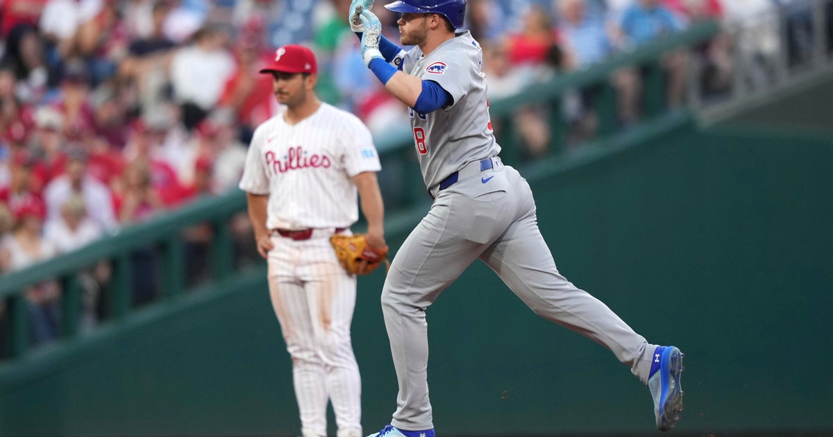 Happ homers twice as Cubs hand the Phillies their 10th loss in 12 games 