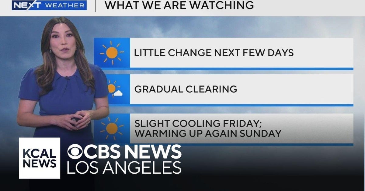 Amber Lee’s 5 a.m. forecast | NEXT Weather - CBS Los Angeles