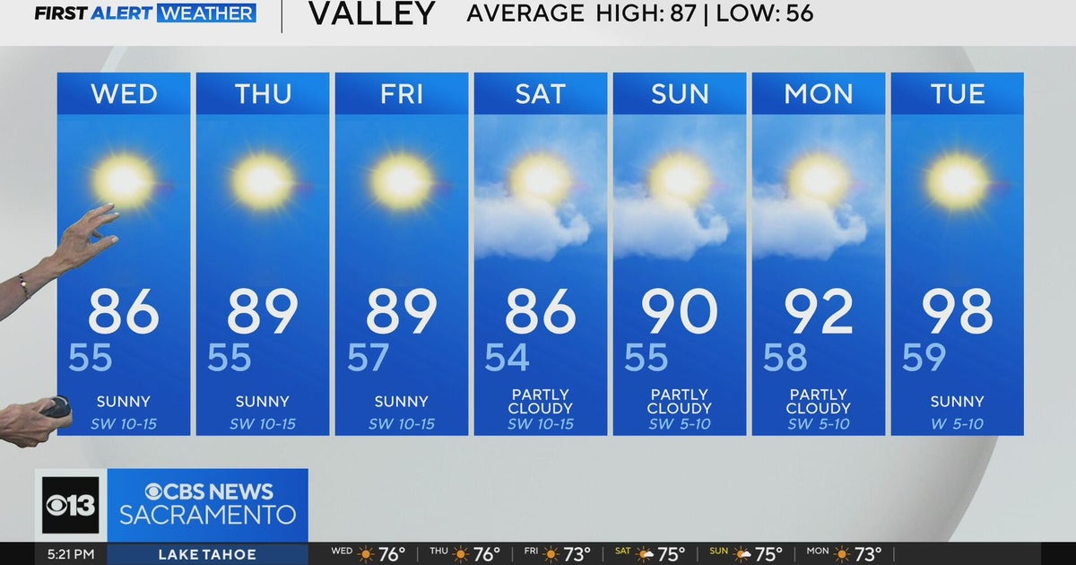 Tuesday evening Northern California weather forecast: June 10, 2025