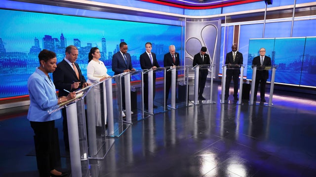Candidates Participate In The New York City Democratic Mayoral Primary Debate 