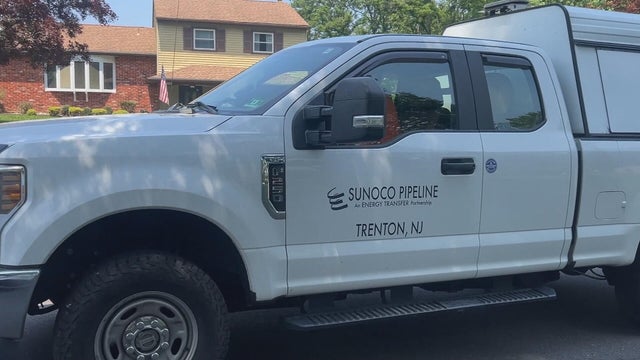 A Sunoco truck is seen in the Mt. Eyre neighborhood 