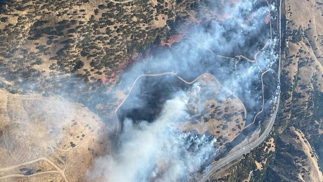 Dino Fire Aerial View 