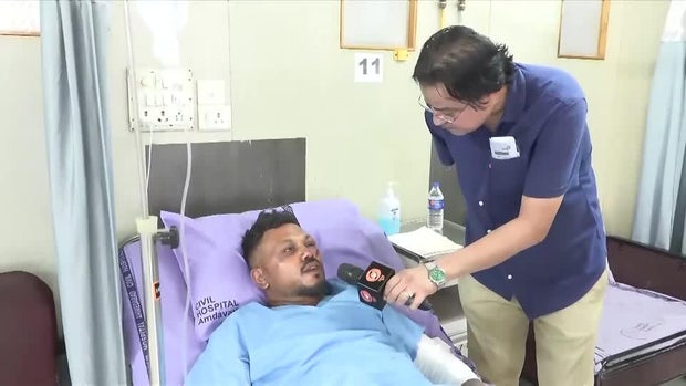 Sole survivor of Air India crash recounts escaping through emergency exit 