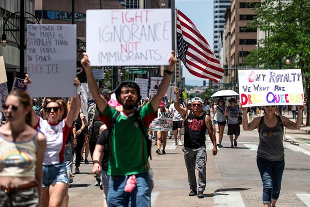 Denver No Kings protest 