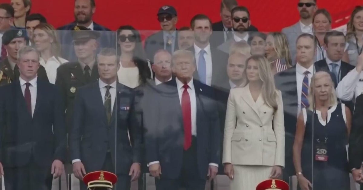Parade honors U.S. Army’s 250th anniversary and Trump’s 79th birthday