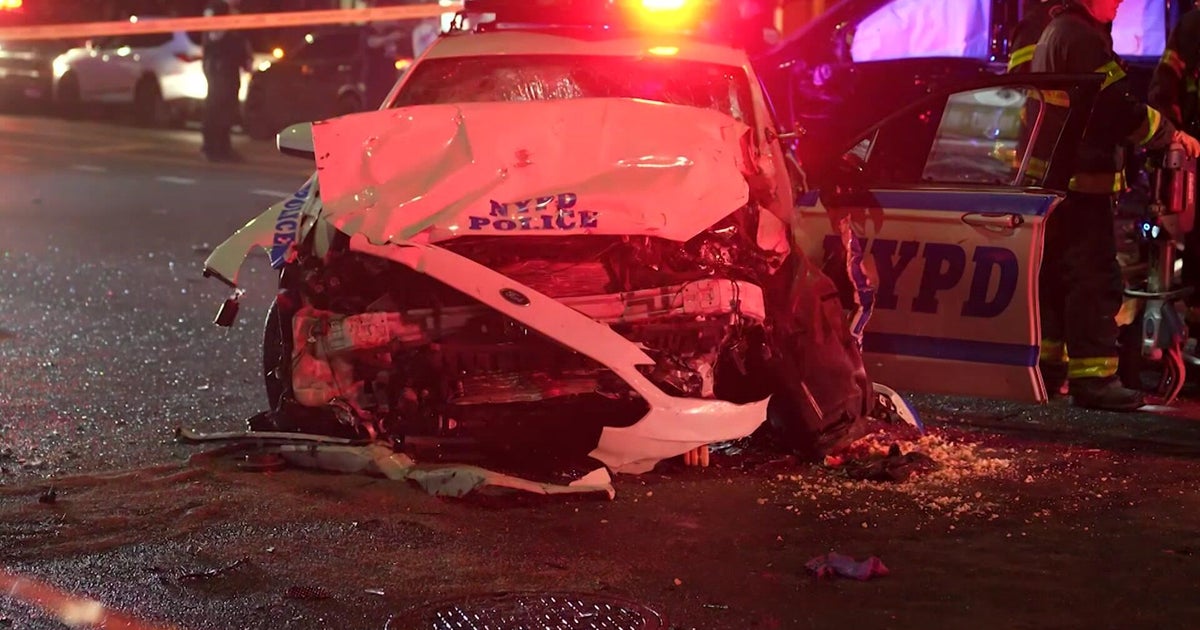 2 NYPD officers, 1 other critically injured in crash with alleged drunk driver 