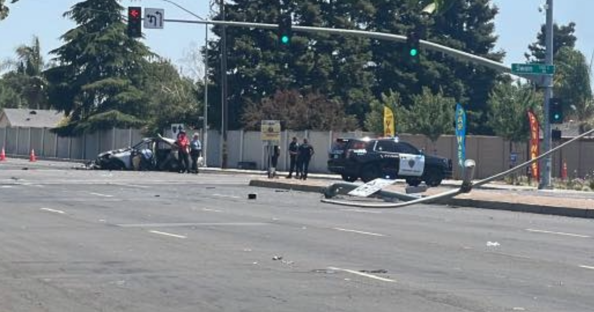 Driver dies in fiery solo crash in north Stockton 