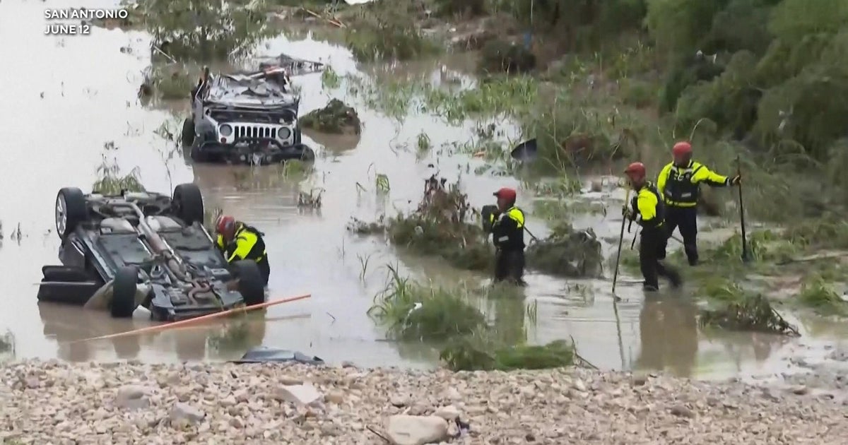 Deadly flooding hits West Virginia and San Antonio, Texas - CBS News