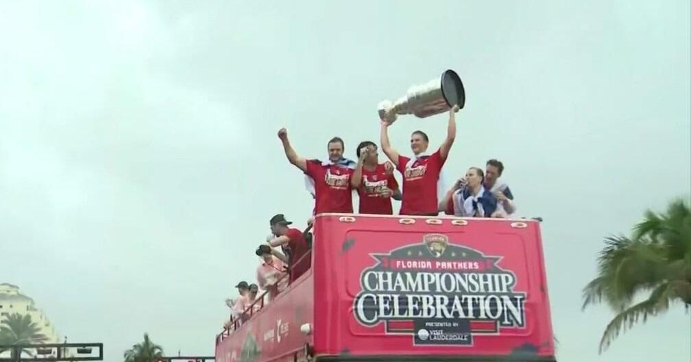 Florida Panthers victory parade tentatively set for Sunday, report says