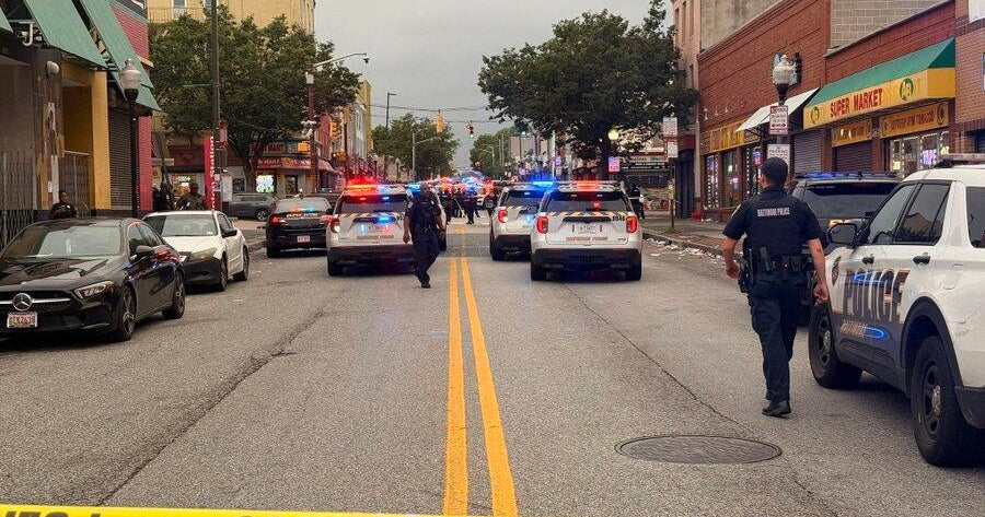 Baltimore police respond to shooting involving officer 