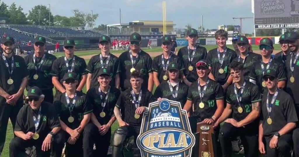 Riverside wins PIAA baseball title as pitcher Zach Hare makes history 