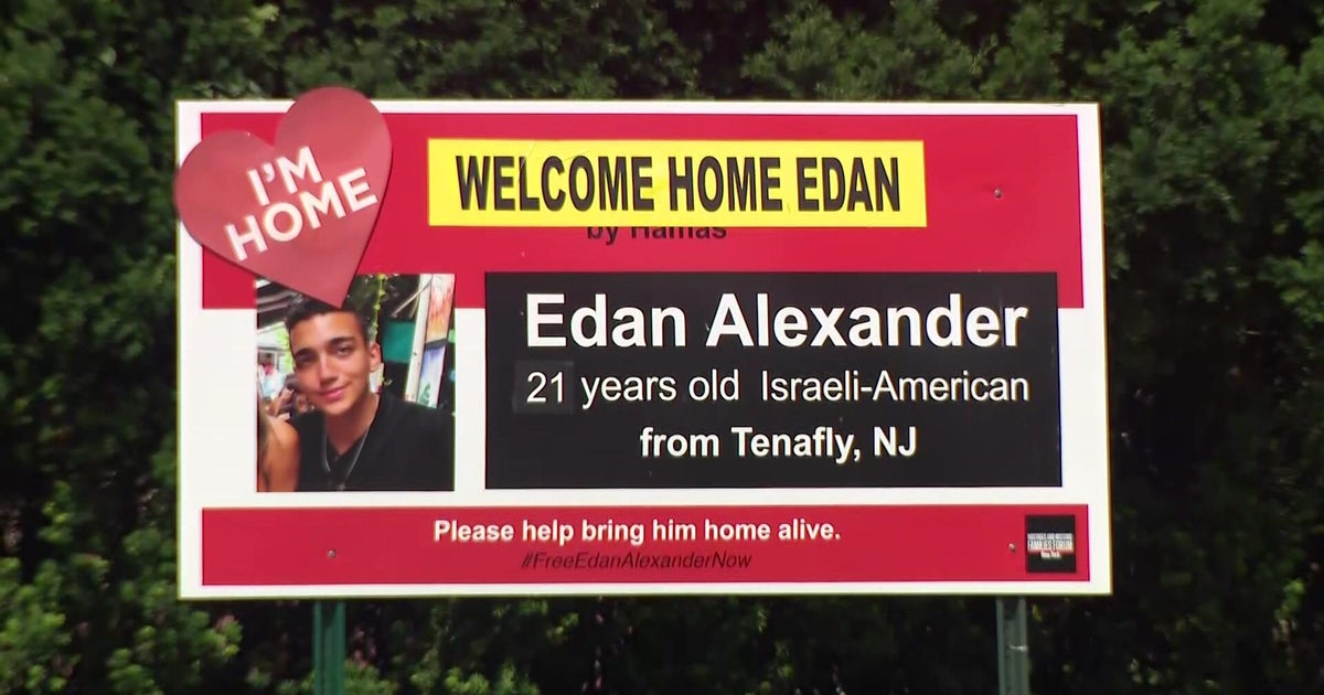 Edan Alexander expected back in Tenafly, N.J. today 