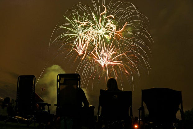Fourth of July fireworks and festivities at JeffCo Stadium"n 