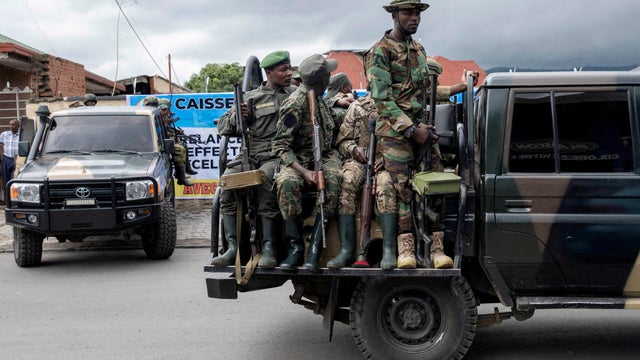 FILE PHOTO: M23 officials attend at the opening ceremony of CADECO in Goma 