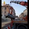 Video shows man driving car down Rome's Spanish Steps