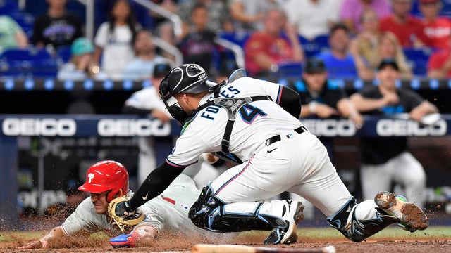 Phillies Marlins Baseball 