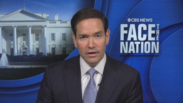 Secretary of State Marco Rubio appears on "Face the Nation" on Sunday, June 22, 2025. 
