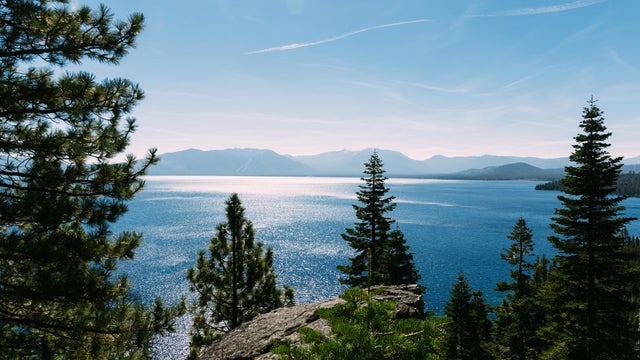 Views along Lake Tahoe's Rubicon trail 