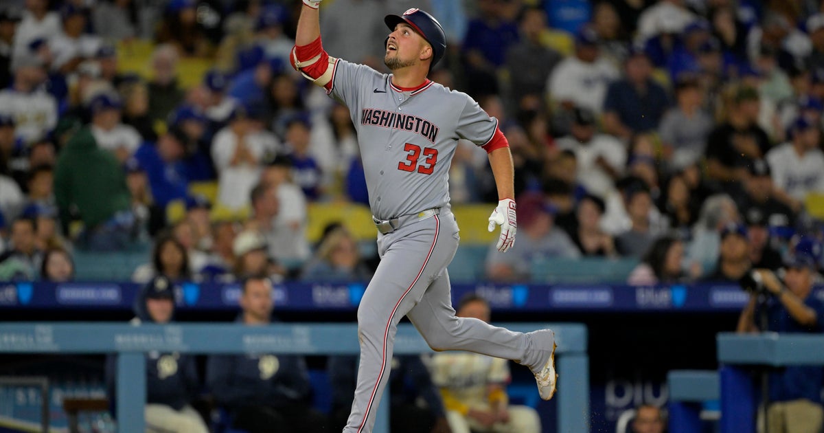 Nationals slug five home runs to defeat Dodgers 7-3 