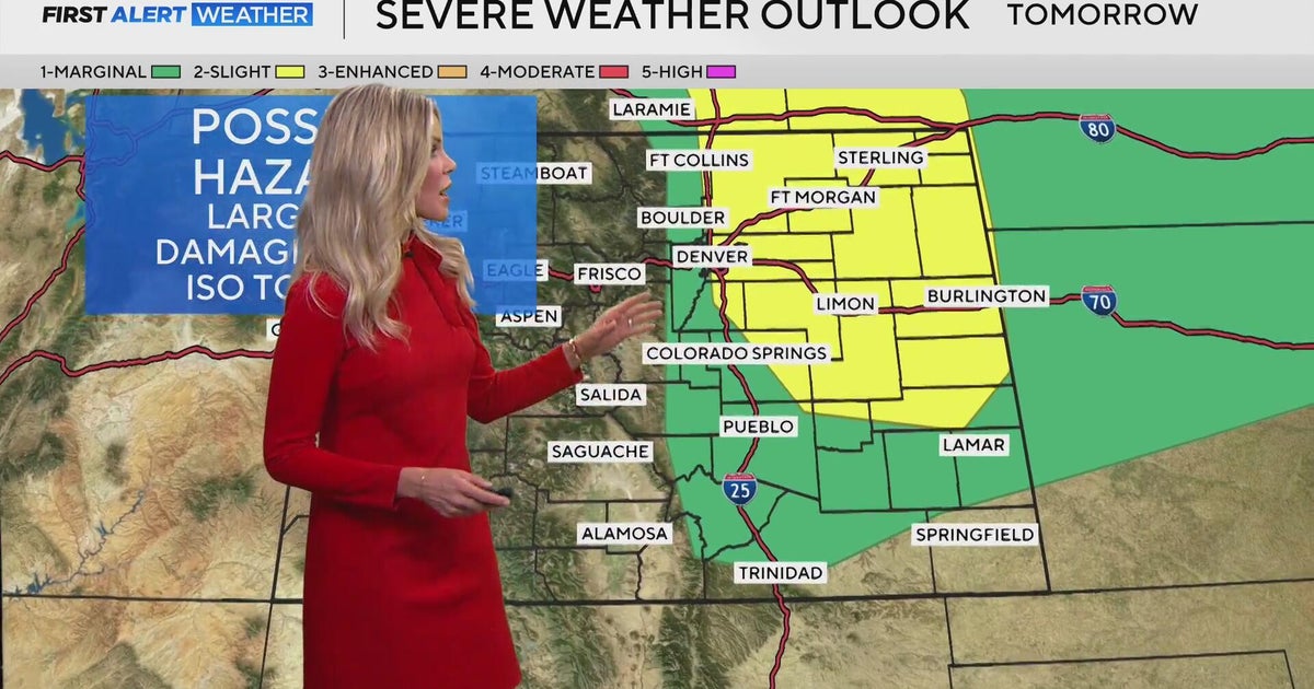 Severe storms could fire up in Denver on Tuesday with high chances for ...