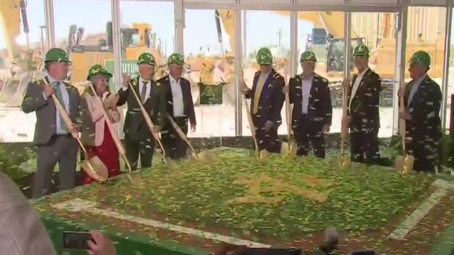 A's Las Vegas Groundbreaking 