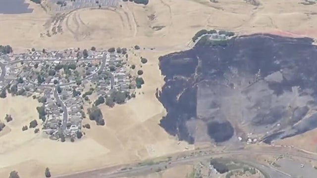 Rodeo grass fire 