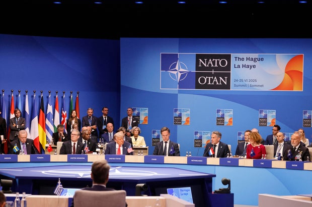 NATO leaders at summit 