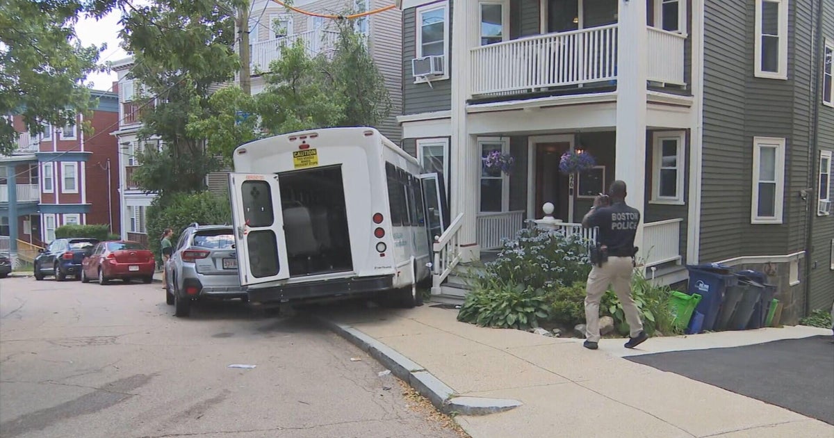 14 taken to hospital after van crashes into home in Dorchester 